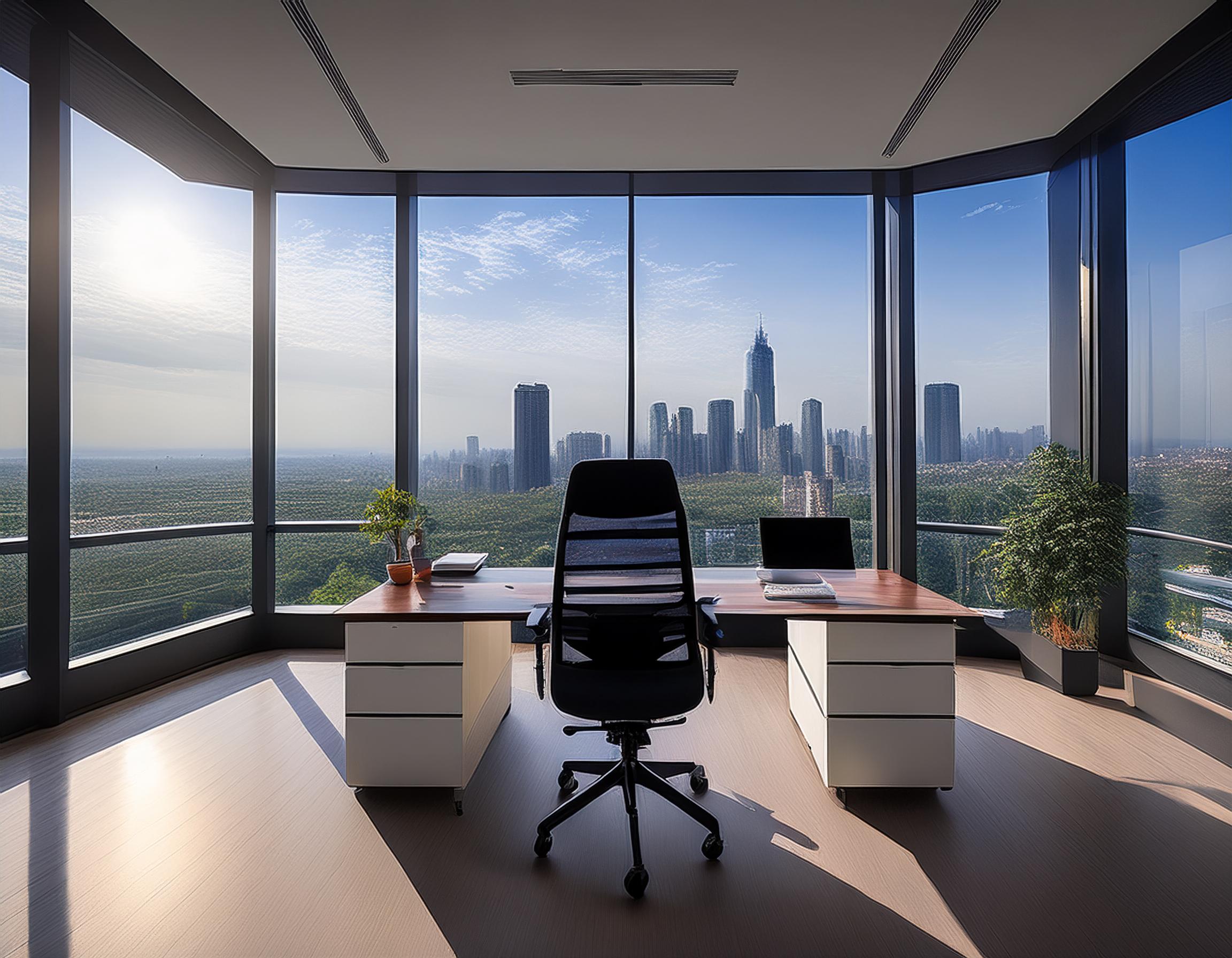 Elegantes Büro einer Steuerkanzlei in Frankfurt